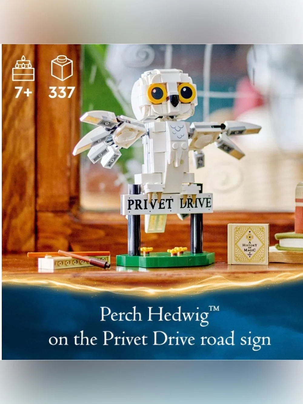LEGO Harry Potter Hedwig at 4 Privet Drive Building Toy Set 76425 NEW!!!